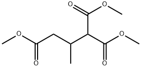 2-甲基丙烷-1,1,3-三羧酸三甲酯 结构式