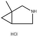1-甲基-3-氮杂双环[3.1.0]己烷盐酸盐 结构式