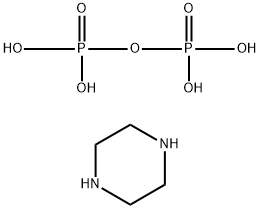焦磷酸哌嗪 结构式