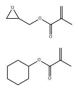 Cyclohexyl 2-methyl-2-propenoate polymer with oxiranylmethyl 2-methyl-2-propenoate 结构式