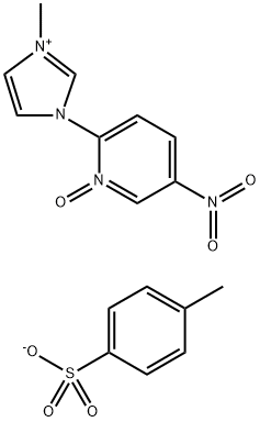 2-(3-Methyl-1H-imidazol-3-ium-1-yl)-5-nitropyridin-1-ium-1-olate 4-methylbenzene-1-sulfonate 结构式