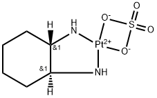 azanide, cyclohexanamine, platinum(+4) cation, trisulfate 结构式
