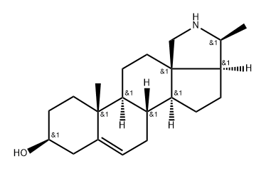 23-Norconanin-5-en-3β-ol 结构式