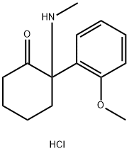 2-methoxy Ketamine (hydrochloride) 结构式