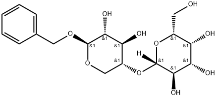 (2S,3R,4S,5R,6R)-2-(((3R,4R,5R,6R)-6-(苄氧基)-4,5-二羟基四氢-2H-吡喃-3-基)氧代)-6-(羟甲基)四氢-2H-吡喃-3,4,5-三醇 结构式