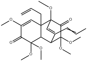 异细辛酮A 结构式