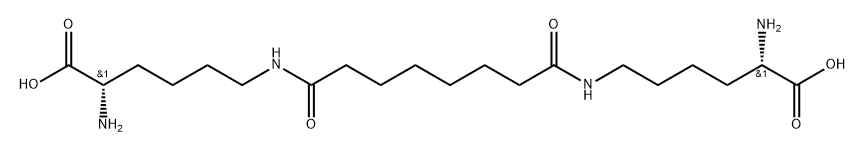 L-Lysine, N6,N6'-(1,8-dioxo-1,8-octanediyl)bis- 结构式