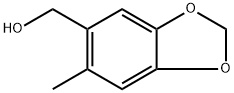 (6-methylbenzo[d][1,3]dioxol-5-yl)methanol 结构式