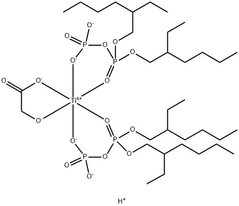 羟基乙酸、钛的配合物 结构式