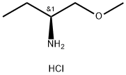 (S)-1-甲氧甲基-丙胺盐酸盐 结构式