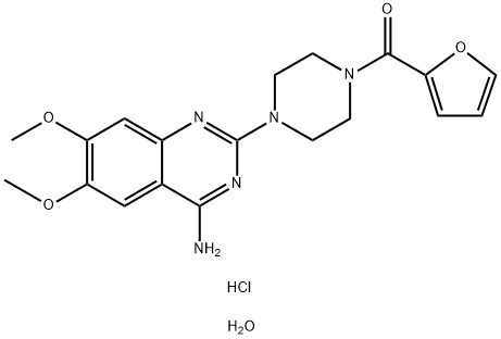 盐酸哌唑嗪 水合物 结构式