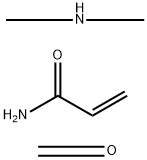 2-丙烯酰胺与甲醛和N-甲基甲胺的聚合物 结构式