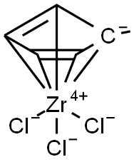 甲基环戊二烯基三氯化锆 结构式