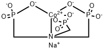 tetrasodium [[[nitrilotris(methylene)]tris[phosphonato]](6-)-N,O,O'',O''']cobaltate(4-) 结构式