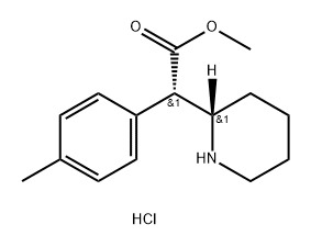 DL-THREO-4-METHYLMETHYLPHENIDATE HYDROCHLORIDE 结构式