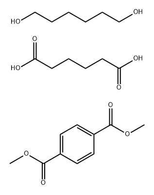 1,6-己二醇与己二酸和二甲基-1,4-苯二羧酸酯的聚合物 结构式