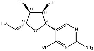 D-Ribitol, 1-C-(2-amino-4-chloro-5-pyrimidinyl)-1,4-anhydro-, (S)- (9CI) 结构式