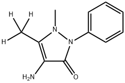 4-氨基安替比林-D3 (AA-D3) 结构式