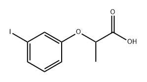 2-(3-iodophenoxy)propanoic acid 结构式