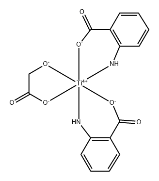 bis(anthranilato-N,O)[hydroxyacetato(2-)-O1,O2]titanium  结构式