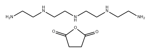 聚丁烯基琥珀酐与四亚乙基五胺的反应产物 结构式