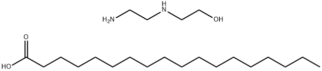 Octadecanoic acid, reaction products with 2-[(2-aminoethyl)amino]ethanol 结构式