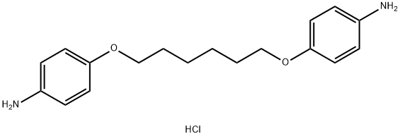 Benzenamine, 4,4'-[1,6-hexanediylbis(oxy)]bis-, dihydrochloride (9CI) 结构式