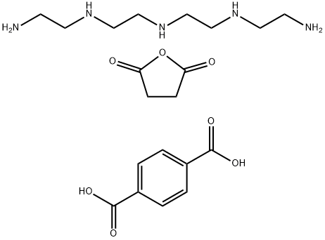 1,4-苯二甲酸与(聚异丁烯丁二酸酐、四亚乙基五胺反应产物)的化合物 结构式