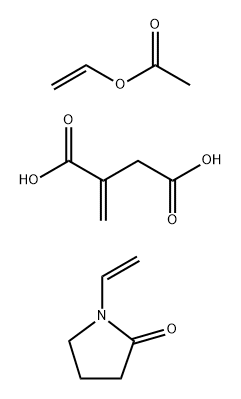 PVP/VA/衣康酸共聚物 结构式