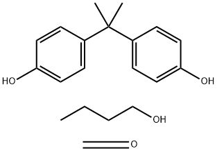 Formaldehyde, reaction products with bisphenol A and Bu alc. 结构式