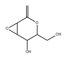 2,6-3,4-dianhydro-1-deoxyhept-1-enitol 结构式