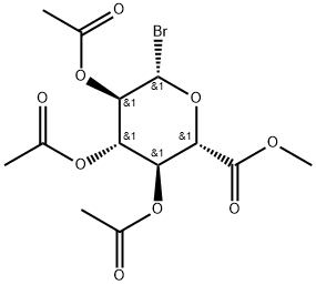 β-D-Glucopyranuronic acid, 1-bromo-1-deoxy-, methyl ester, 2,3,4-triacetate 结构式