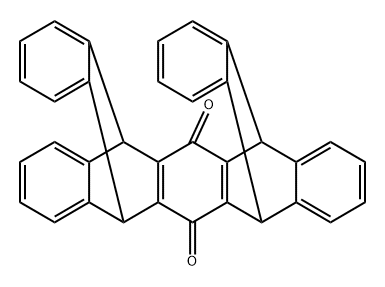 5,14[1',2']:7,12[1'',2'']-DIBENZENOPENTACENE-6,13-DIONE, 5,7,12,14-TETRAHYDRO- 结构式