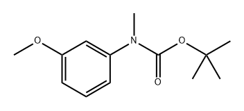 Carbamic acid, (3-methoxyphenyl)methyl-, 1,1-dimethylethyl ester (9CI) 结构式