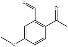 2-acetyl-5-methoxybenzaldehyde 结构式