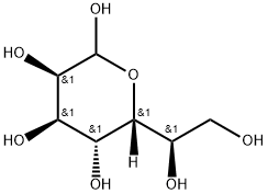 D-甘油型-D-吡喃古洛庚糖 结构式