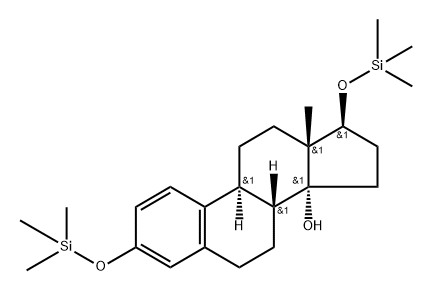 3,17β-Bis(trimethylsiloxy)-1,3,5(10)-estratrien-14-ol 结构式