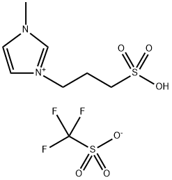 1-丙基磺酸-3- 甲基味唑三氟甲烷磺酸盐 结构式