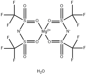 三氟甲烷磺酰亚胺镁水合物 结构式