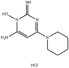 米诺地尔盐酸盐 结构式