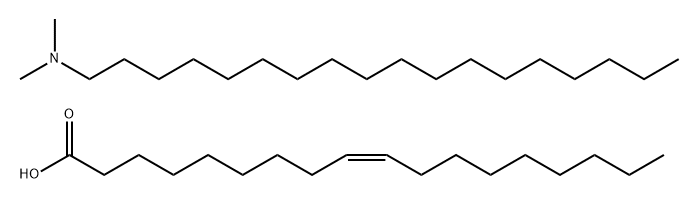 顺式-9-十八碳烯酸与N,N-二甲基十八胺的复合物 结构式