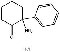 氯胺酮杂质 15 HCL 结构式