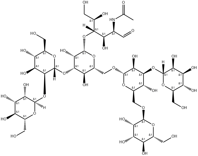 MAN6GLCNAC(I) 结构式