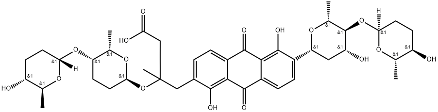 昔码洛霉素 B 结构式