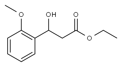 Benzenepropanoic acid, β-hydroxy-2-methoxy-, ethyl ester 结构式