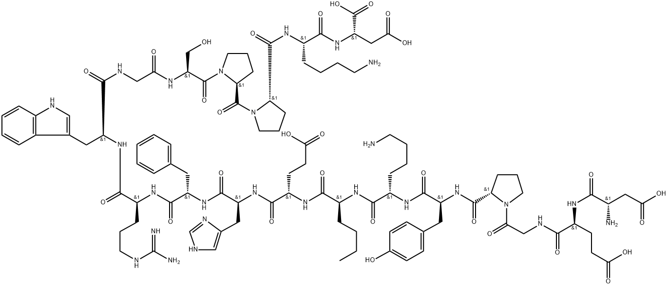 MSH, beta, Nle(7)- 结构式