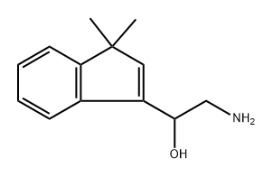 α-(Aminomethyl)-1,1-dimethyl-1H-indene-3-methanol 结构式