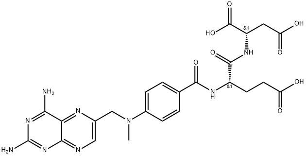 methotrexate alpha-aspartate 结构式