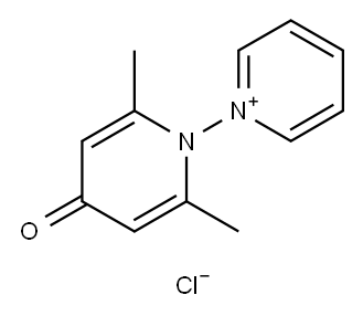 1-(2,6-Dimethyl-4-oxo-1(4H)-pyridinyl)pyridinium chloride 结构式