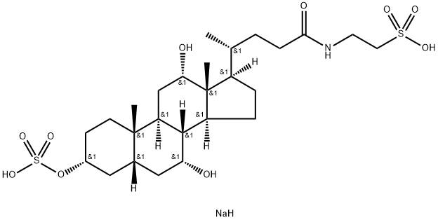 2H4]-牛磺胆酸-3-硫酸钠盐 结构式
